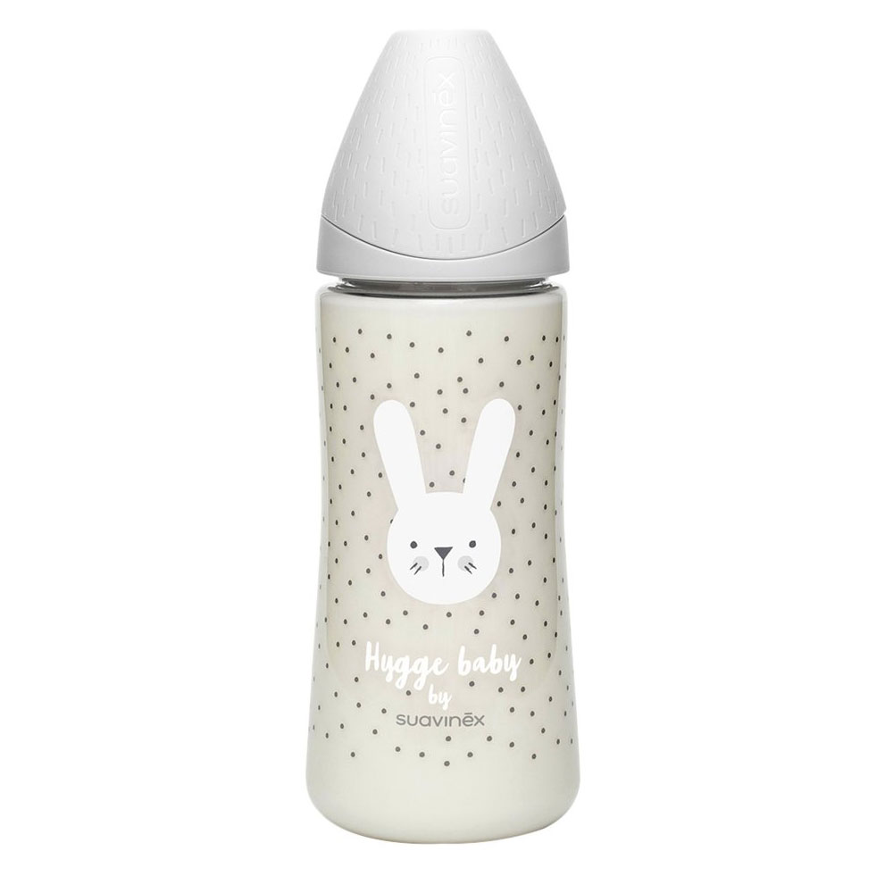 Suavinex Biberón Tetina Redonda Anti Cólicos Flujo Rápido 360 ml