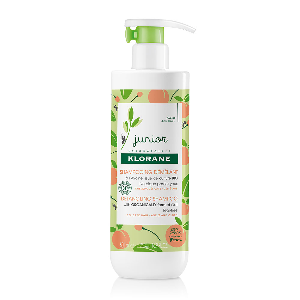 Klorane Junior Champú desenredante cabello delicado 500ml