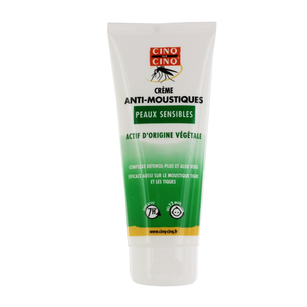 Cinq Sur Cinq Crema antimosquitos pieles sensibles a partir de 12 meses 100 ml