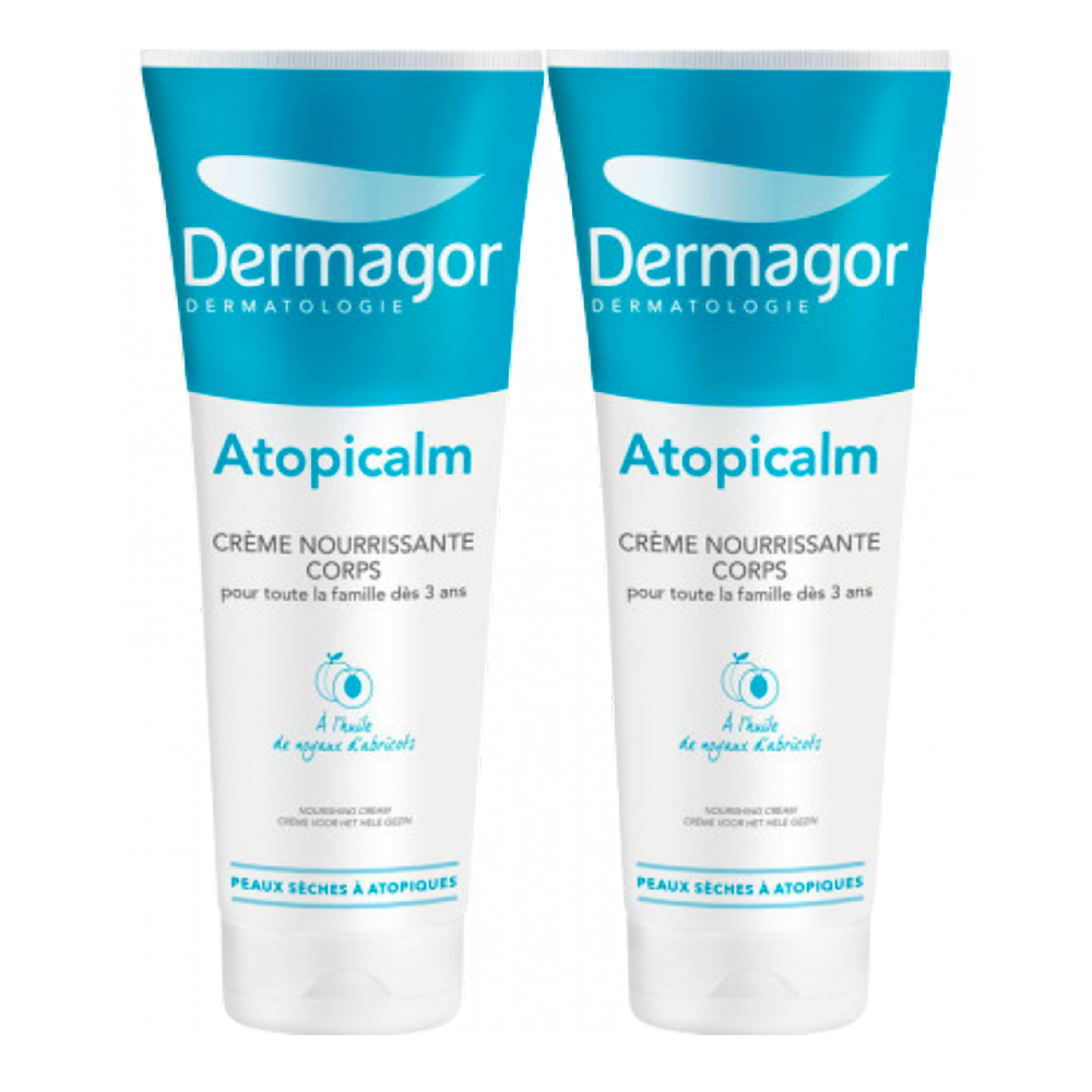 Dermagor Atopicalm Crema corporal nutritiva para toda la familia 2x250ml