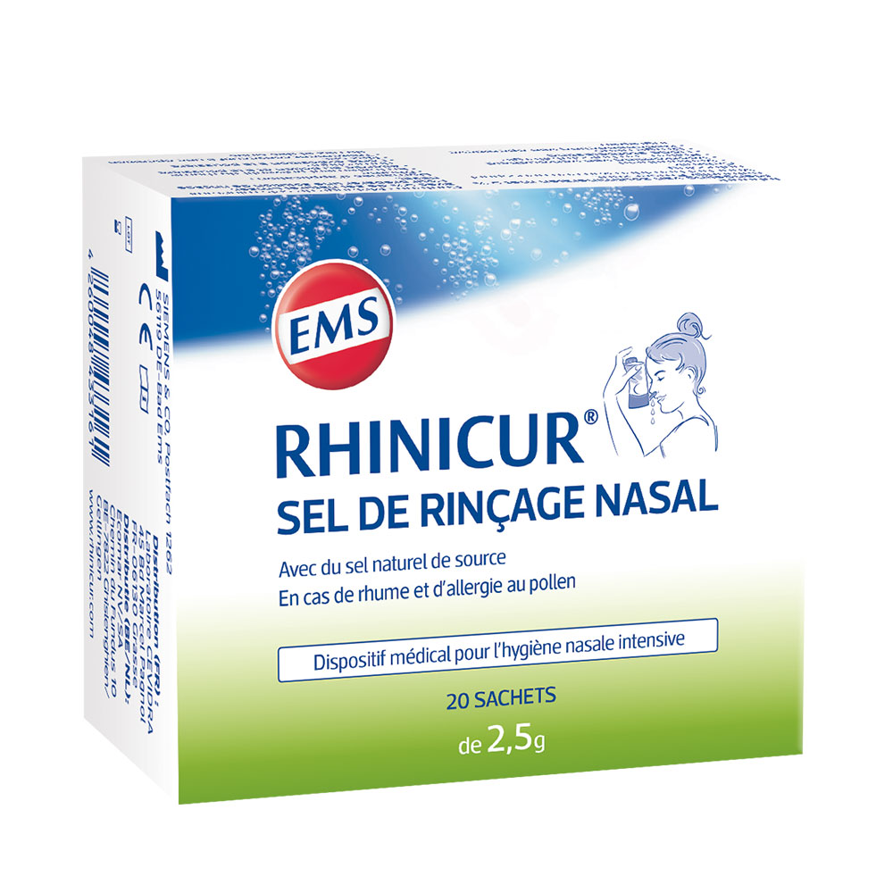 Rhinicur Sal de enjuague nasal X20 sobres de 2,5 g