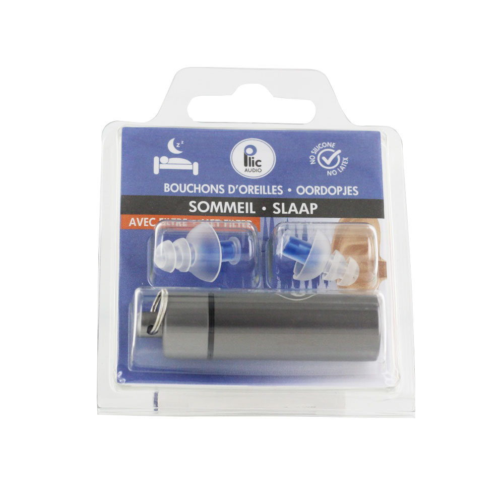 Plic Audio con filtro Tapones para dormir pareja reutilizable