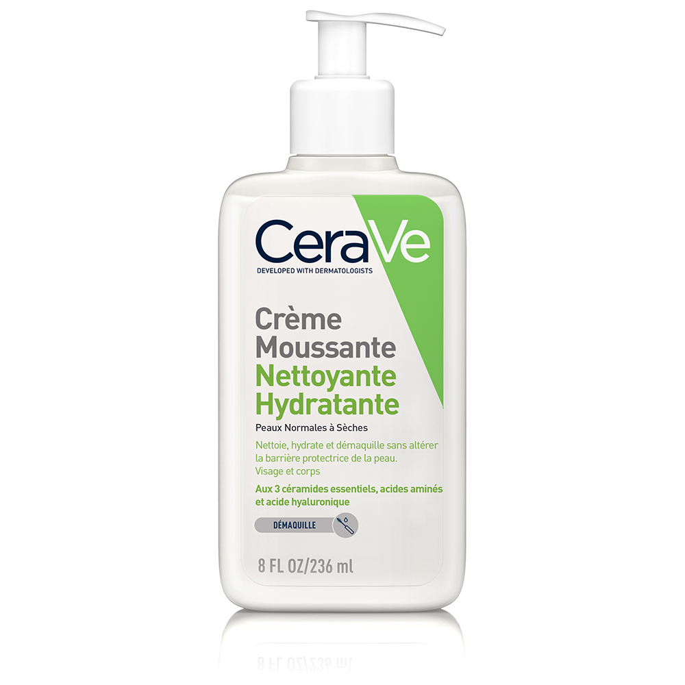 Cerave Cleanse Rostro Crema Limpiadora Hidratante Peaux Normales à Sèches 236ml