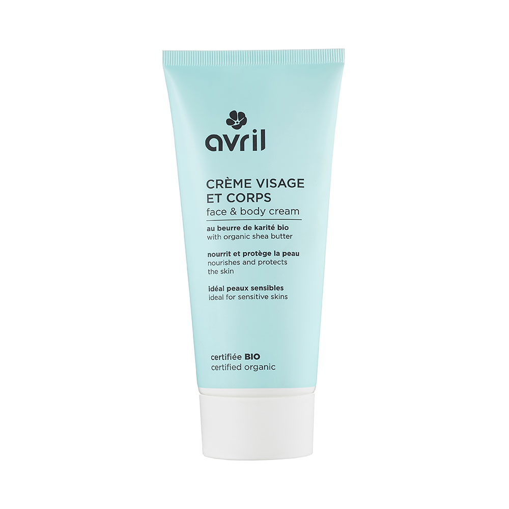 Avril Crema de manteca de karité Bio rostro y cuerpo piel sensible 200 ml