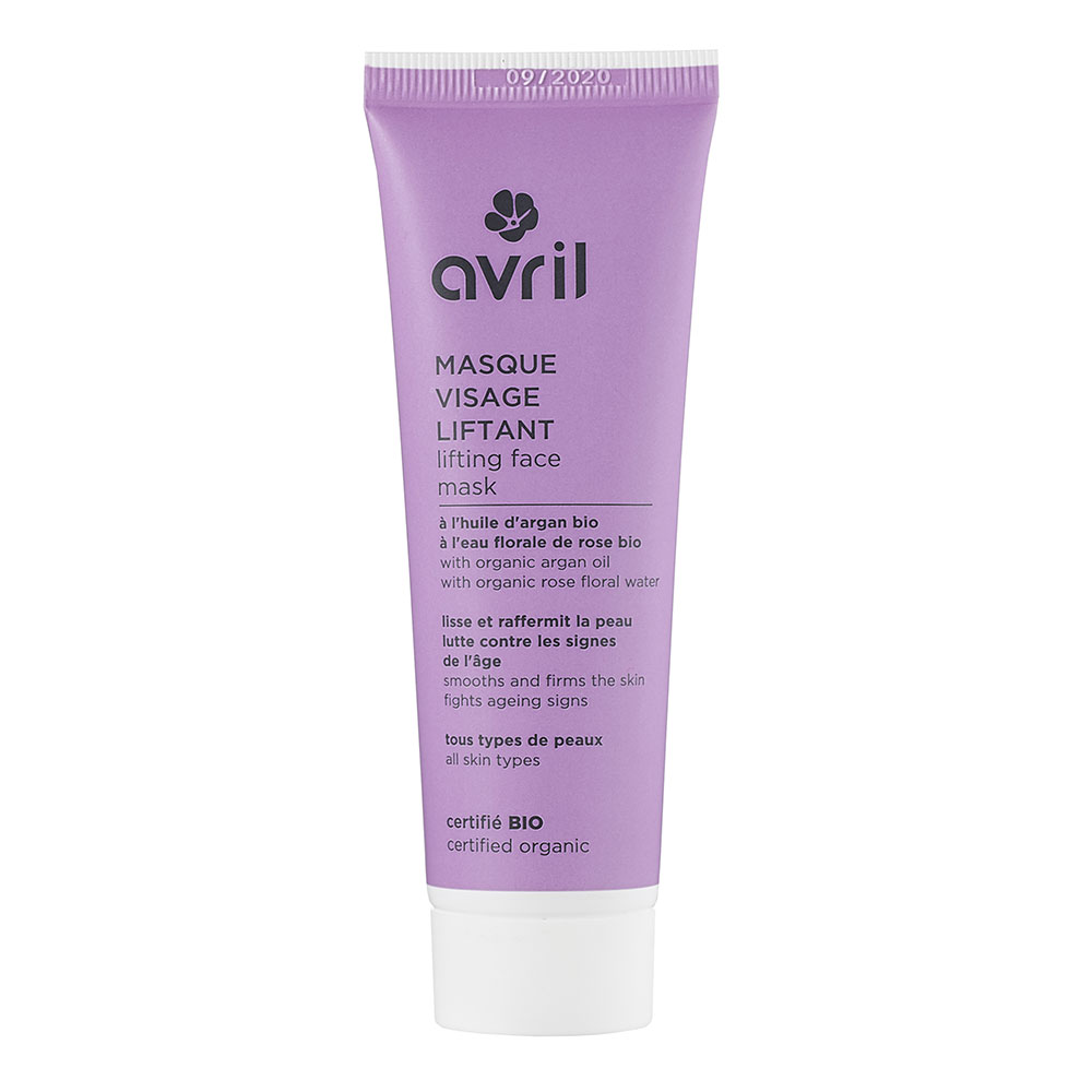 Avril Mascarilla lifting con aceite de argán y agua floral de rosa bio 50 ml