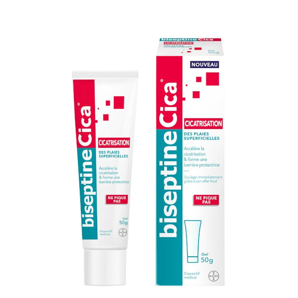 Bayer BiseptineCica cicatrización de heridas superficiales 50 g