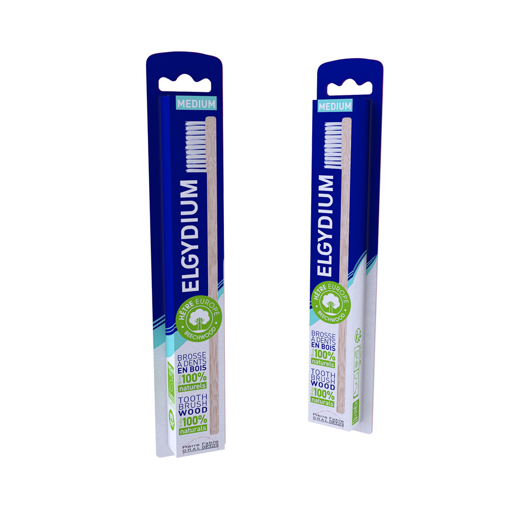 Elgydium Cepillo de dientes Diseño Ecológico Medium Medium