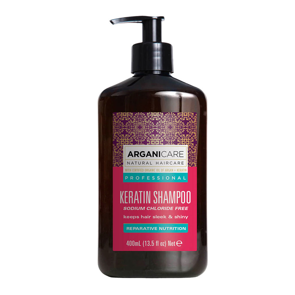 Arganicare Queratina Champú reparador y nutritivo 400 ml