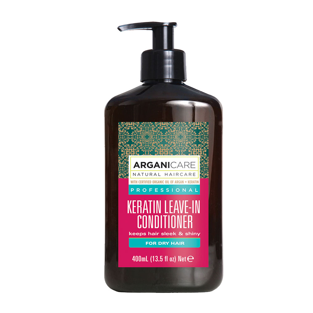 Arganicare Queratina Cuidado reparador de queratina Leave-In cabello rizado 400 ml