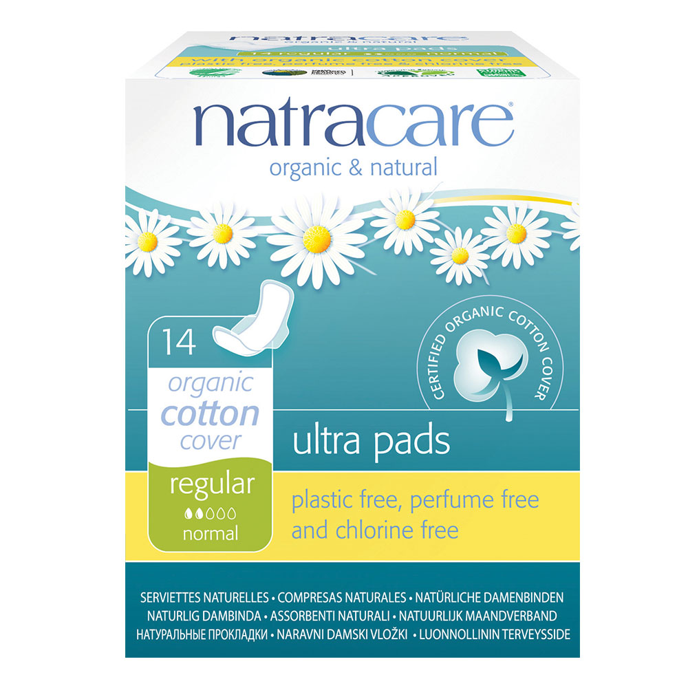 Natracare Toallas naturales Ultra Regular Caja de 14