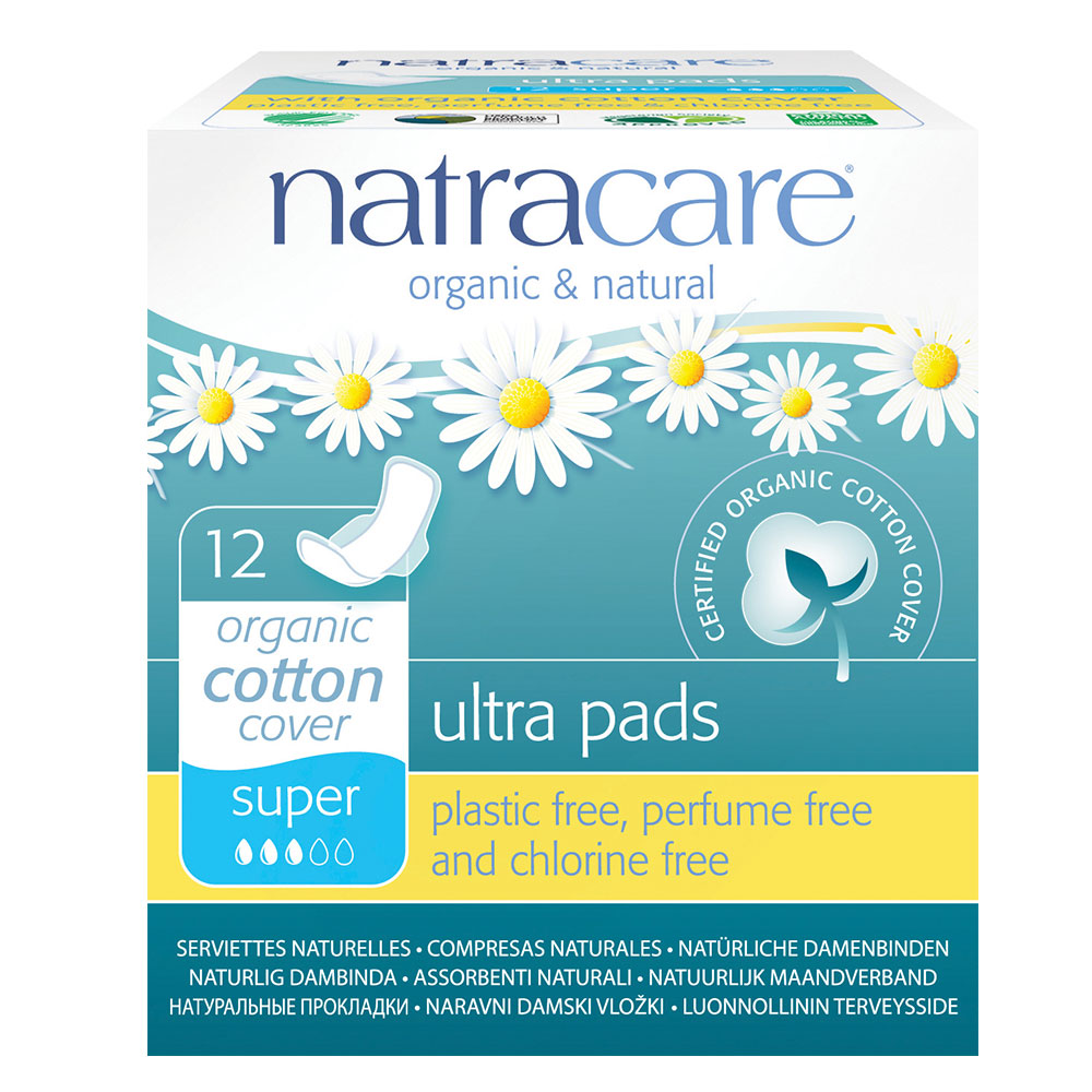 Natracare Toallas Ultra Super Naturales Caja de 12