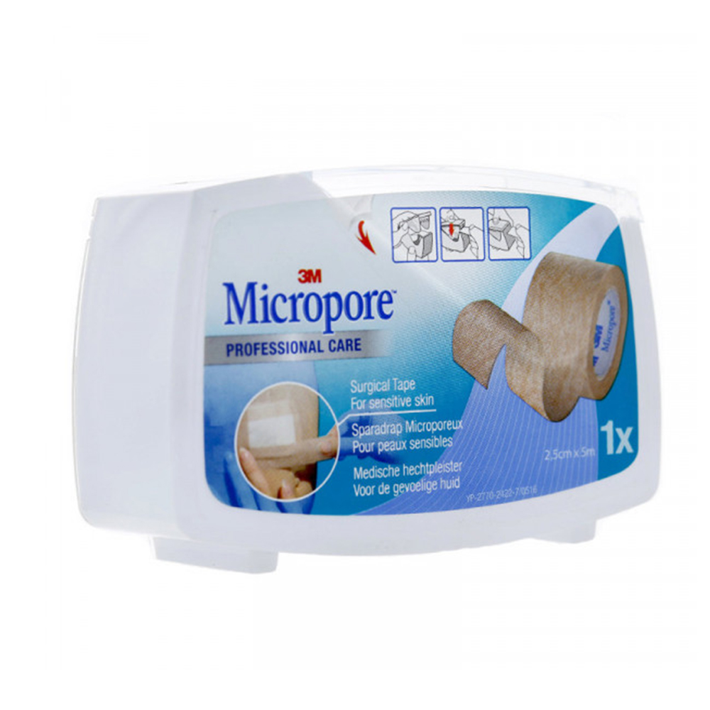 3M Esparadrapo Micropore Silla 25mmx5m