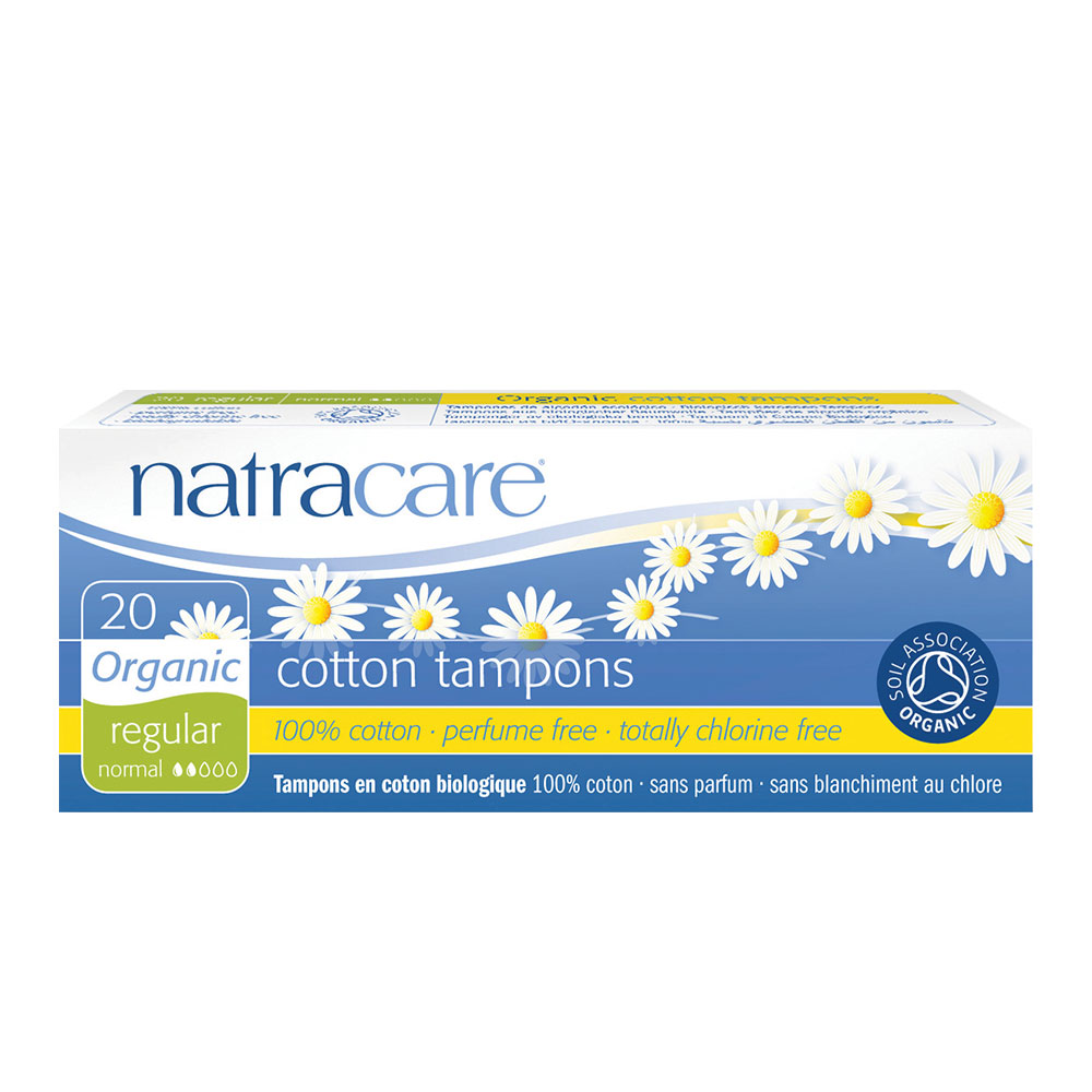 Natracare Tampons Bio Sans Applicateur Regular Boite De 20