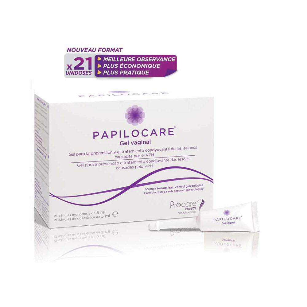 Procare Papilocare Gel vaginal 21 cánulas unidosis 21 x 5 ml