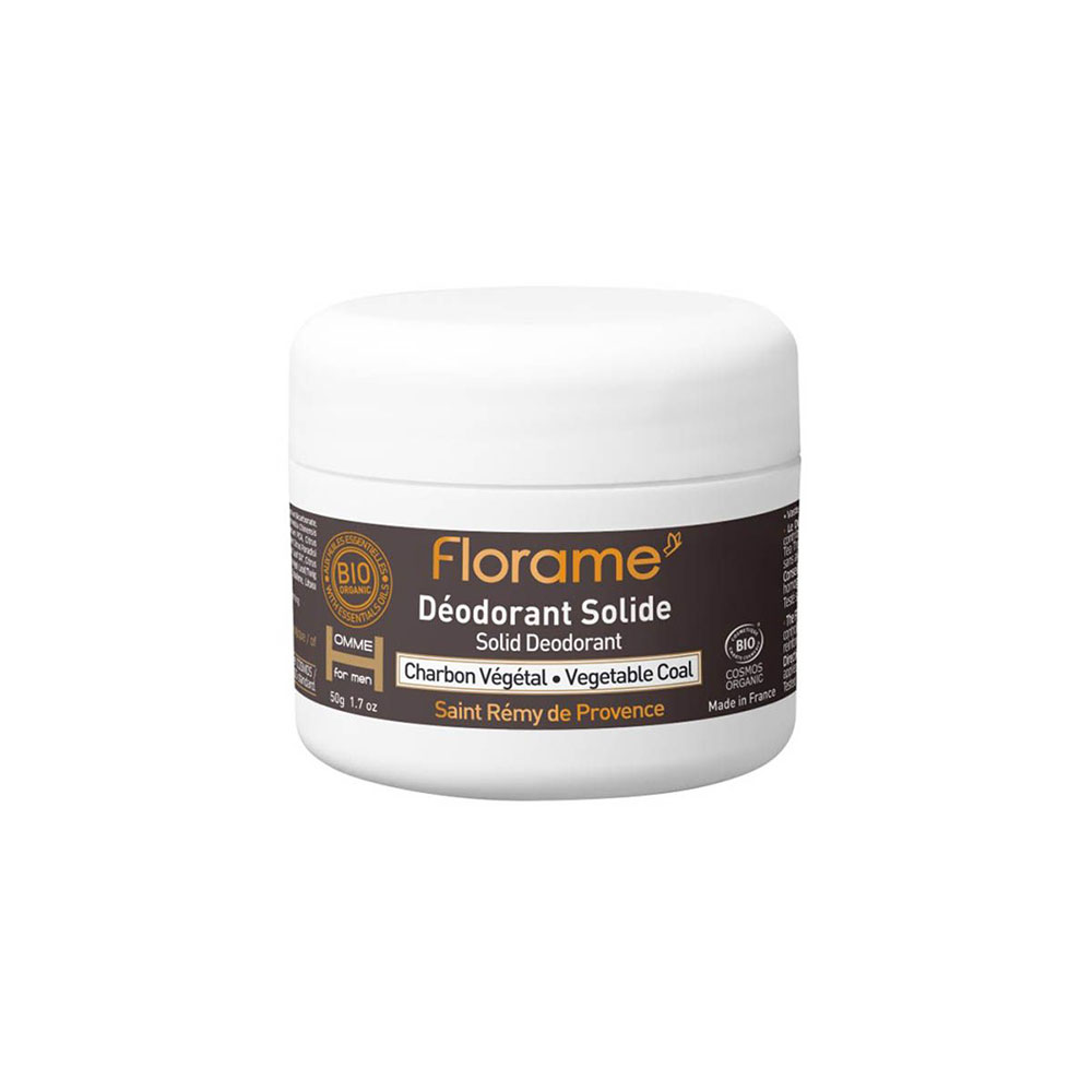 Florame Desodorante sólido de carbón vegetal Hombre 50 ml
