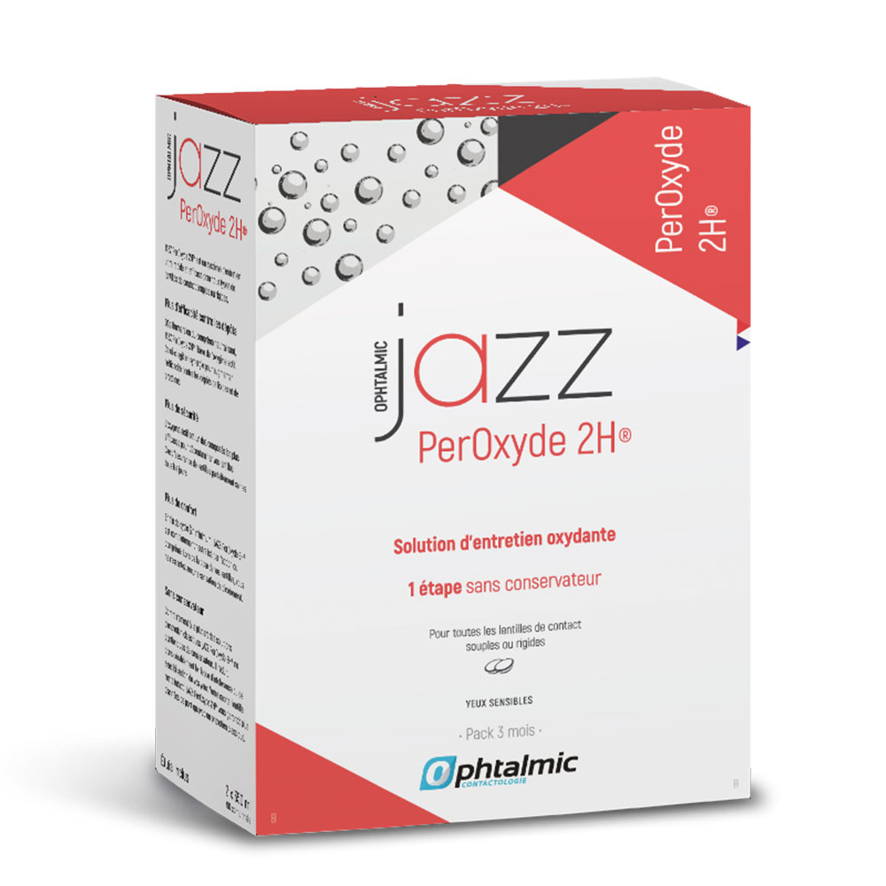 Ophtalmic Peroxyde 2H Solución de mantenimiento Jazz Oxidante 2x350ml