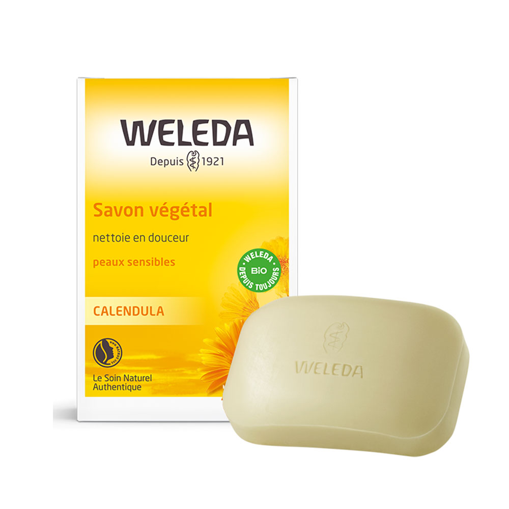 Weleda Caléndula Jabón Vegetal Peaux Sensibles 100g