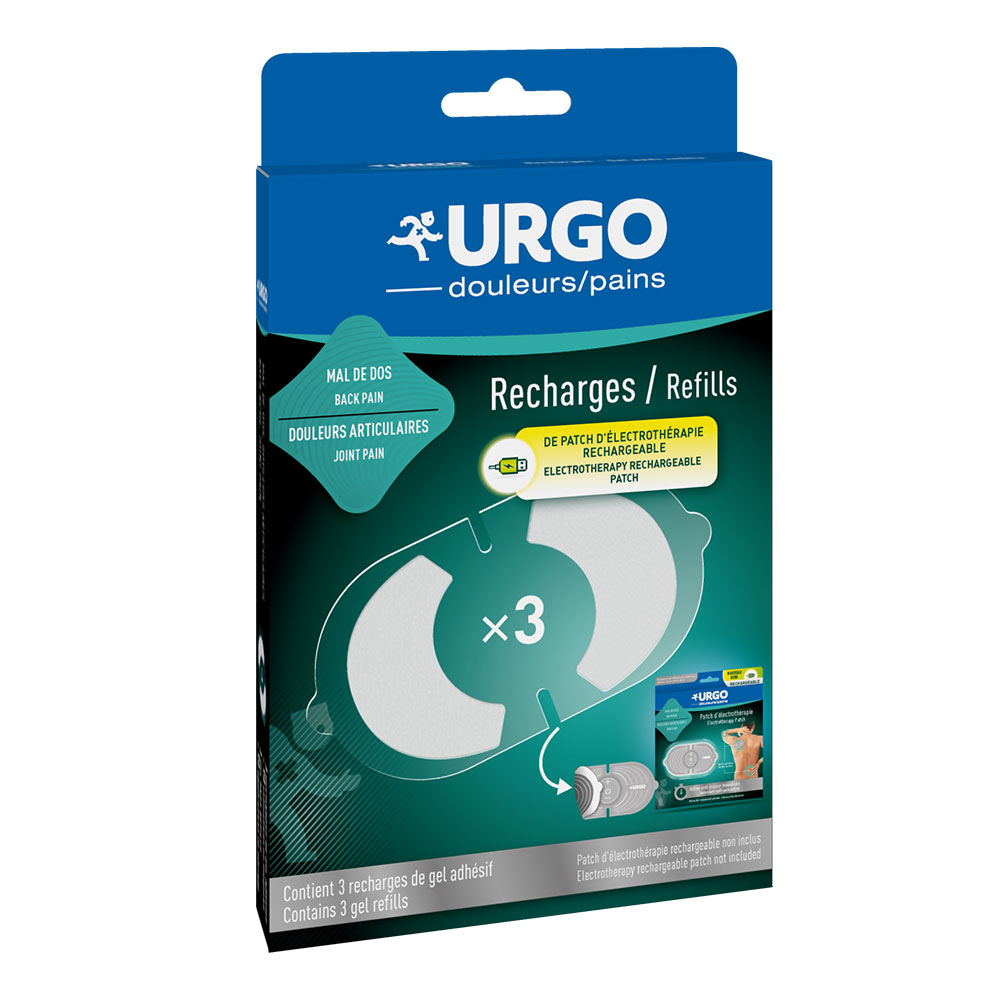 Urgo Recambio de parche de electroterapia recargable