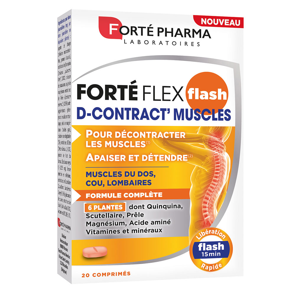 Forté Pharma Forté Flex D-Contract músculos flash 20 comprimidos