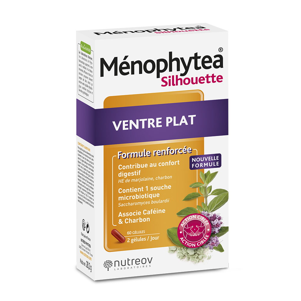 Ménophytea Menophytea Silueta Vientre plano 60 cápsulas