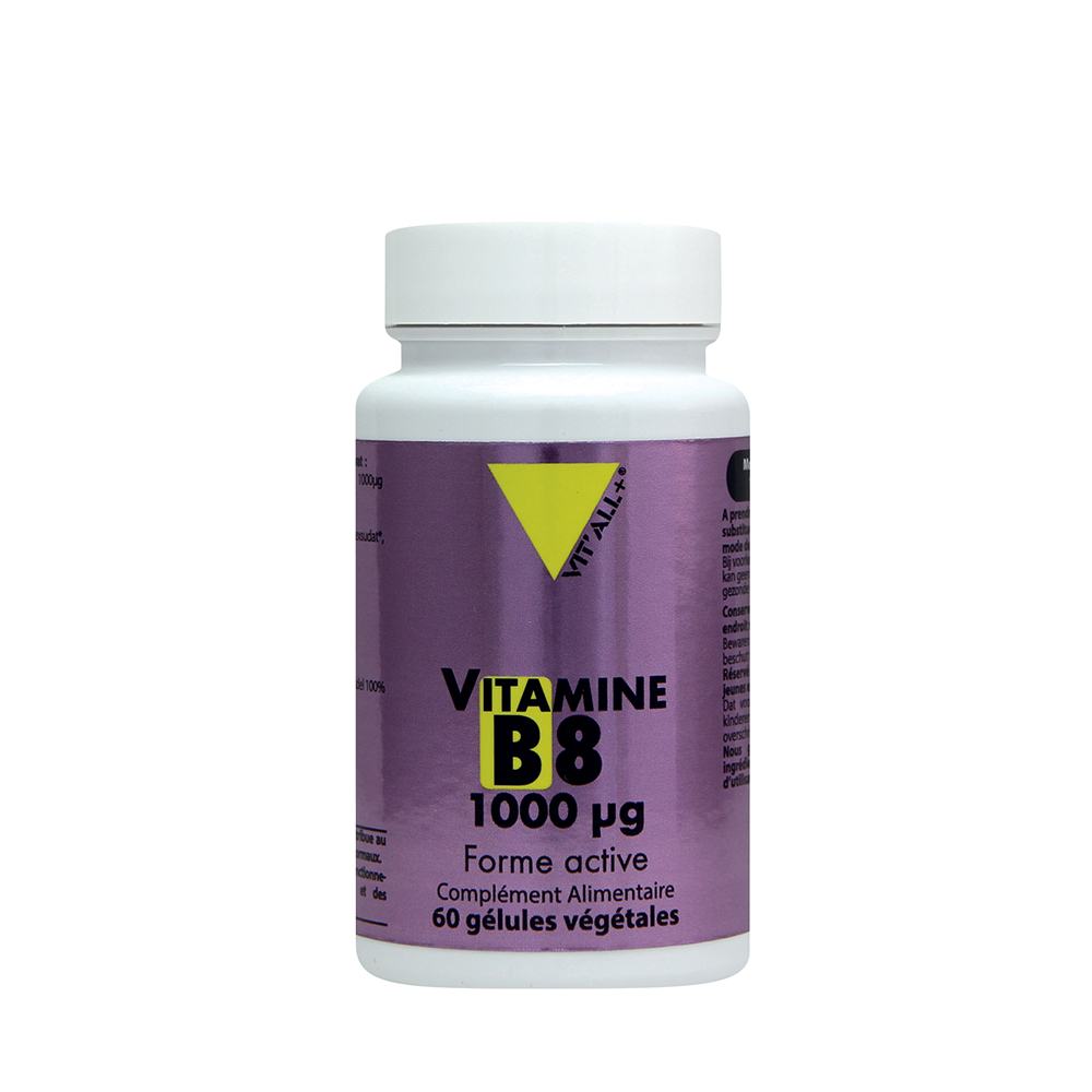 Vit'All+ VITAMINA B8 - 1000µg 60 cápsulas