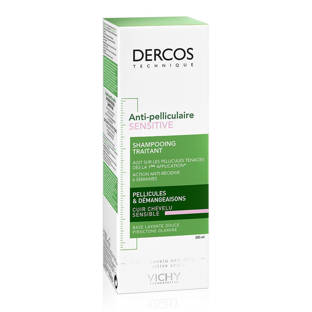 Vichy Dercos Champú anticaspa cuero cabelludo sensible 200 ml