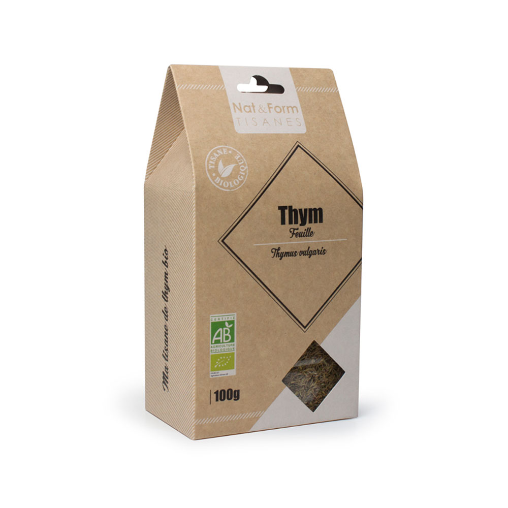 Nat&Form Tisana ecológica de flores de tomillo 100g