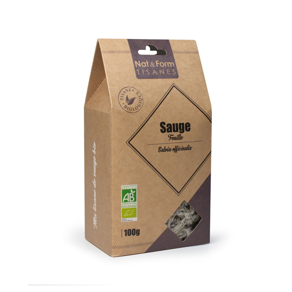 Nat&Form Tisana de hojas de salvia ecológica 100g