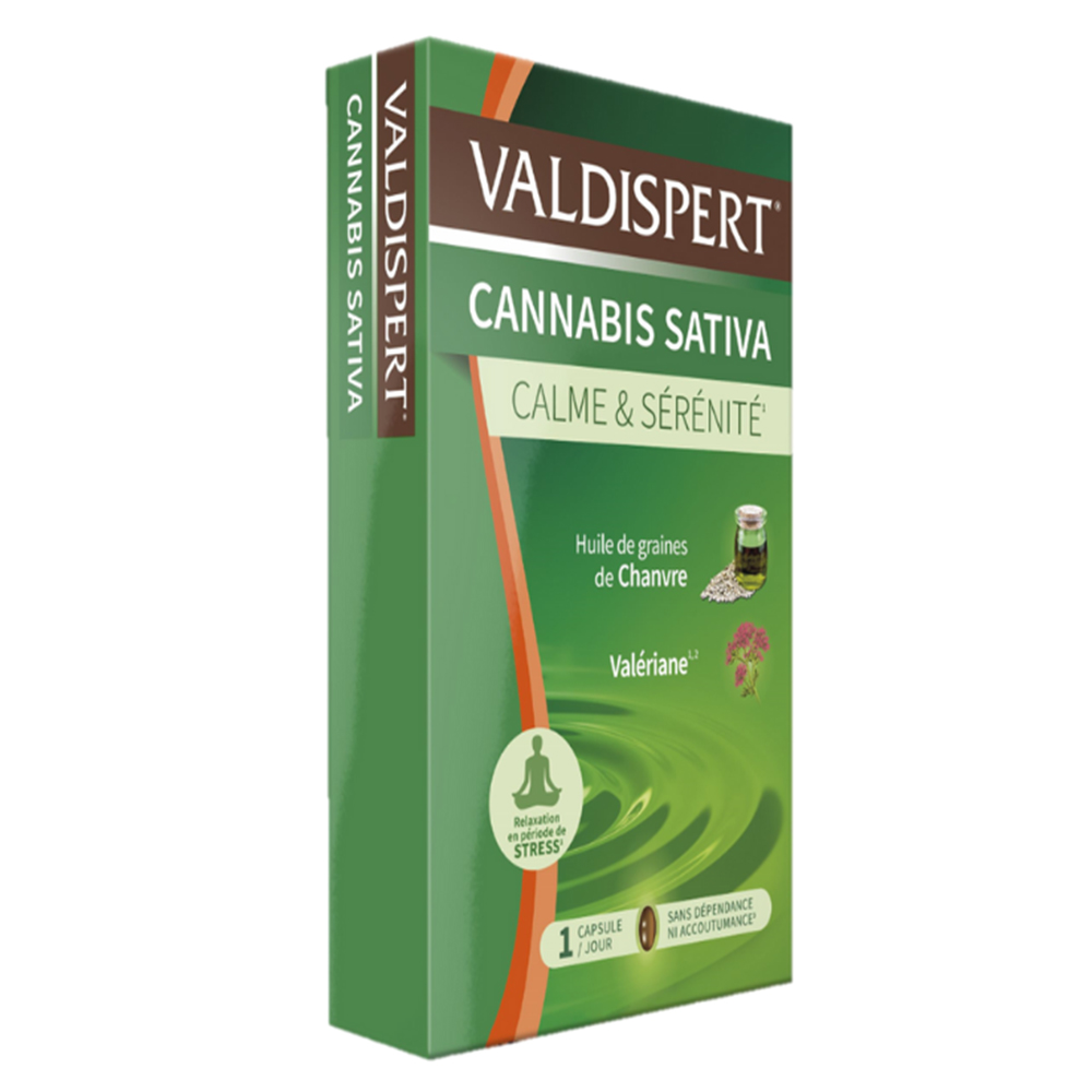 Valdispert Calme y serenidad cannabis sativa 24 cápsulas