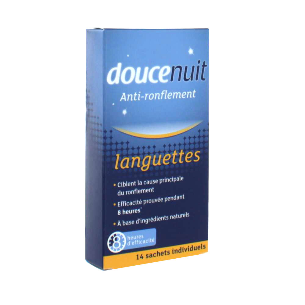 Doucenuit Tiras anti-ronquidos 14 sobres Individuales