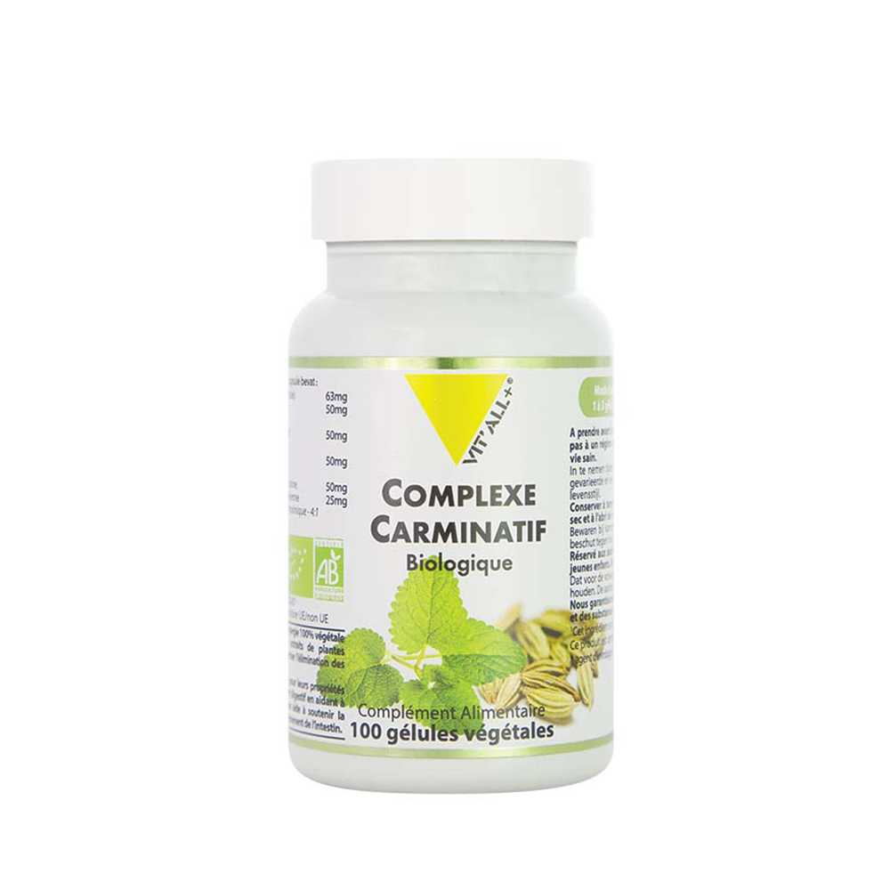 Vit'All+ Complejo carminativo bio 100 cápsulas vegetales