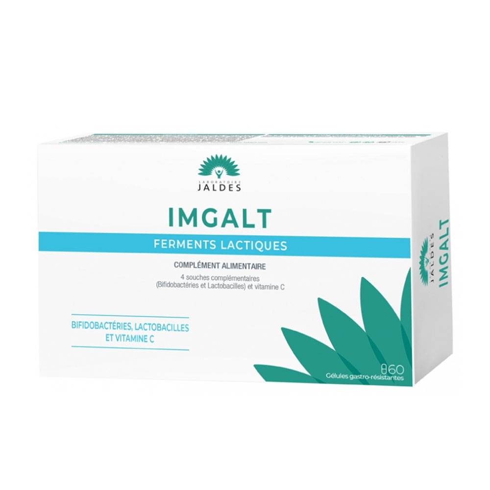 Jaldes Imgalt Fermentos lácticos con vitamina C 60 cápsulas gastrorresistentes