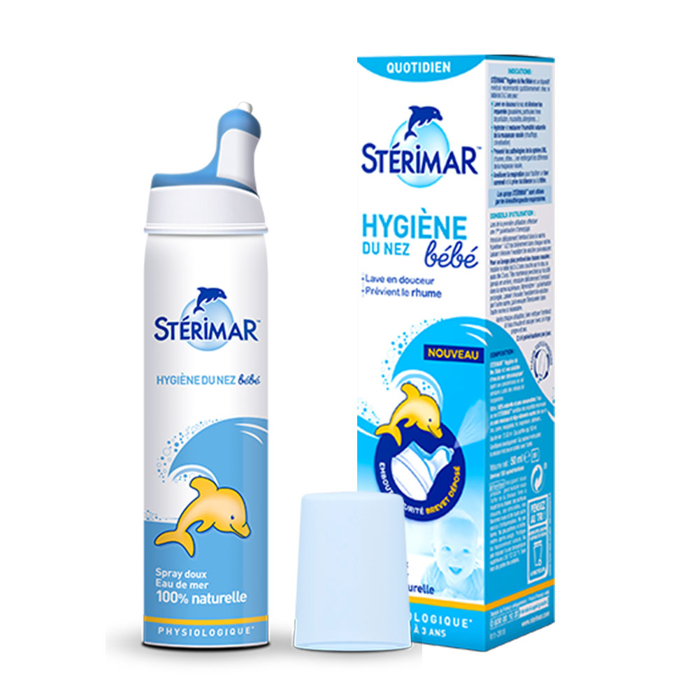 Sterimar Higiene Nasal Para Bebe 0 à 3 Ans Physiologique 100ml