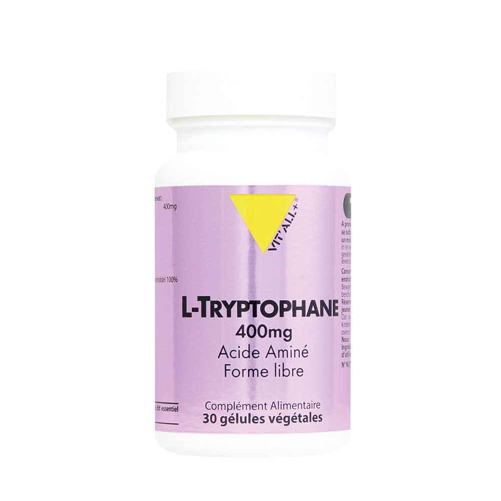 Vit'All+ L-triptófano 400 mg 30 gélules végétales 30 gélules végétales