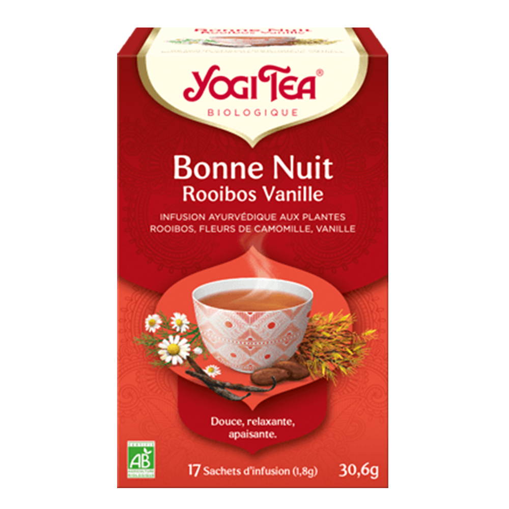 Yogi Tea Rooibos Vainilla Buenas Noches 17 sobres