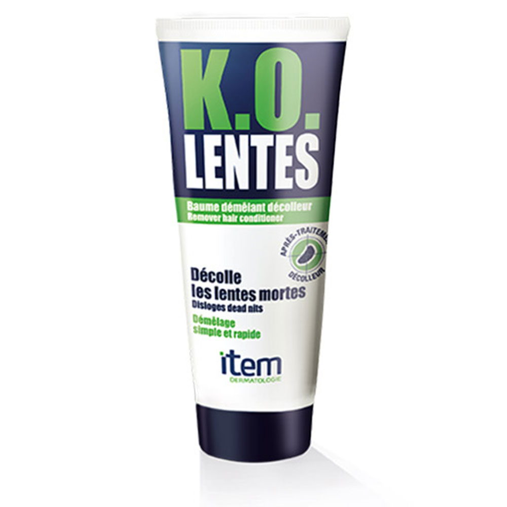 Item Dermatologie K.O. Lentes bálsamo desenredante eliminador liendres y piojos 100ml