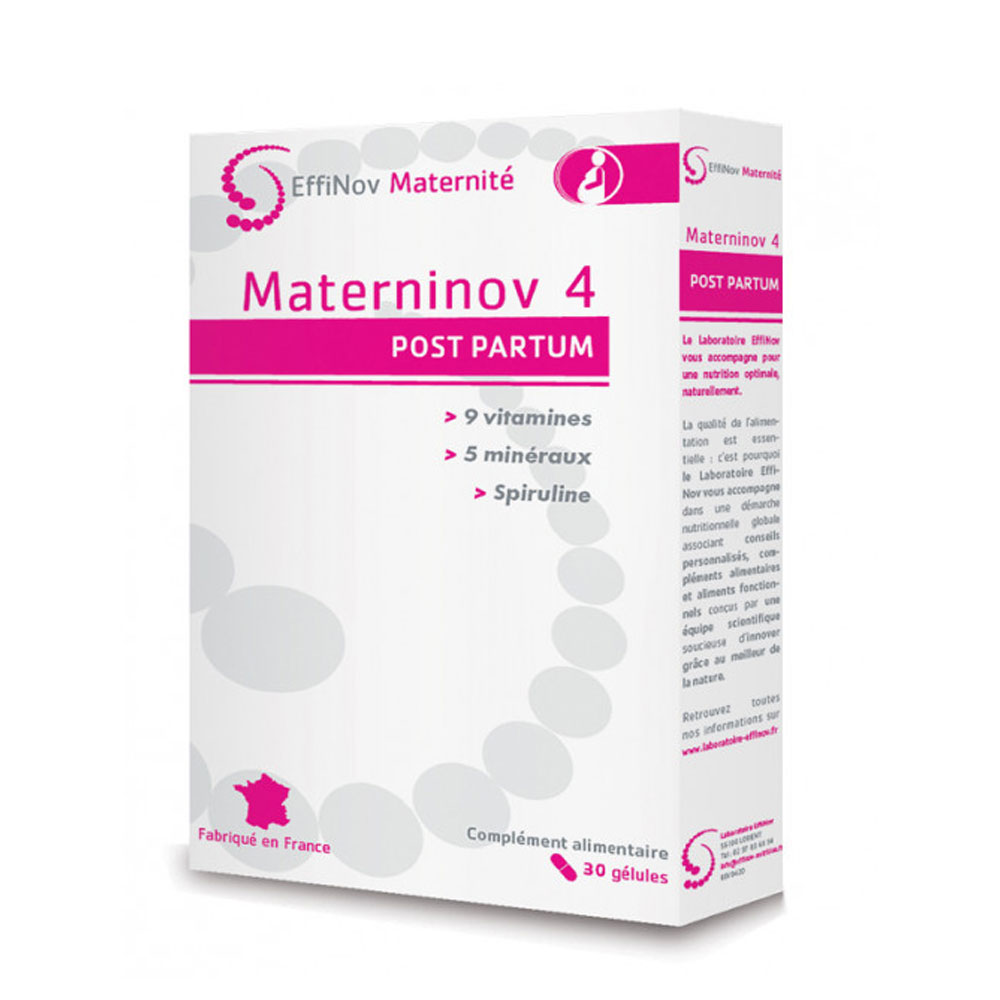 Effinov Nutrition Materninov 4 Postparto 30 cápsulas