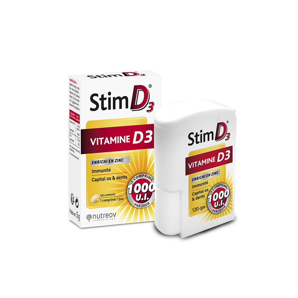 Nutreov Stim D3 Vitamina D3 120 comprimidos