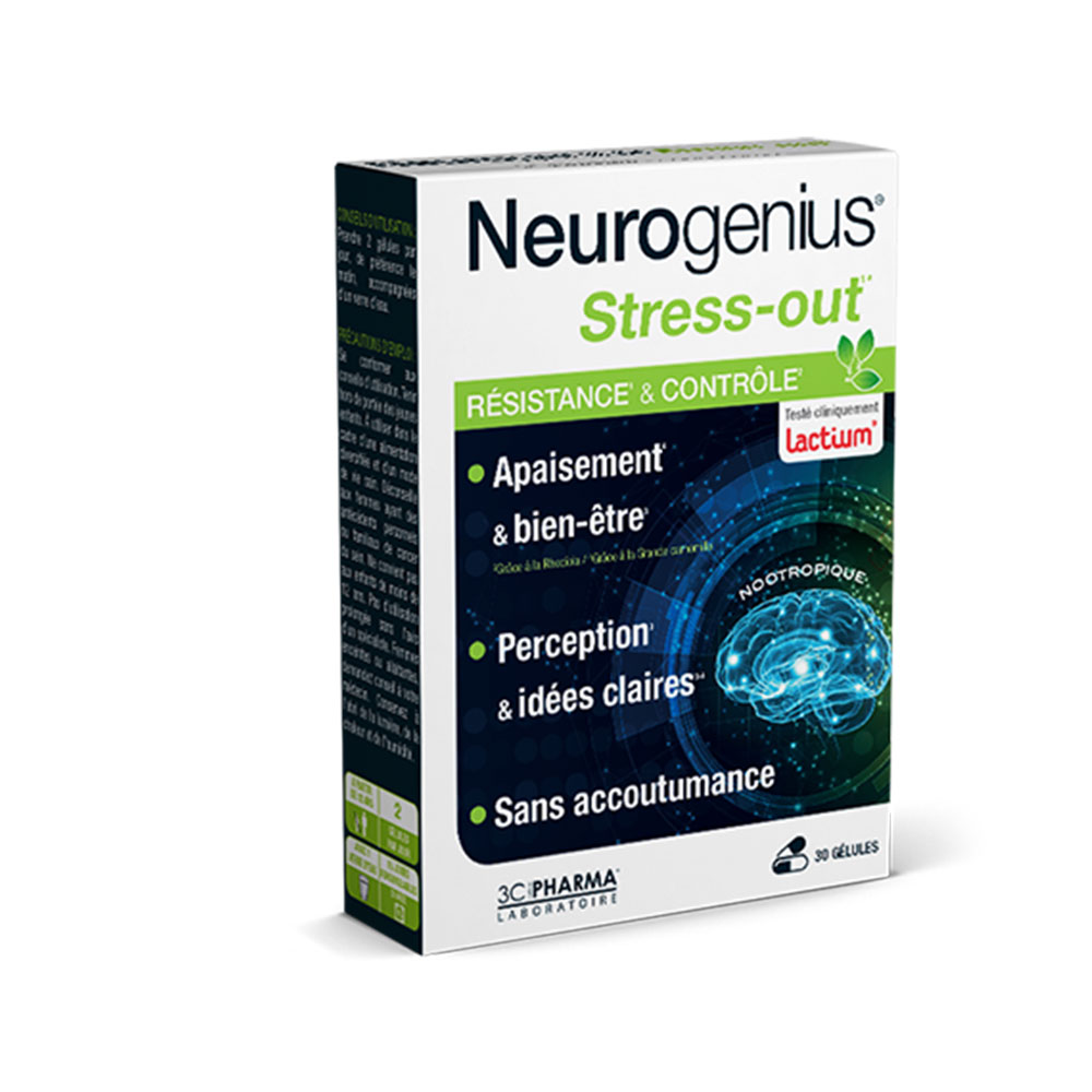 3C Pharma Neurogenius Stress-out 30 cápsulas