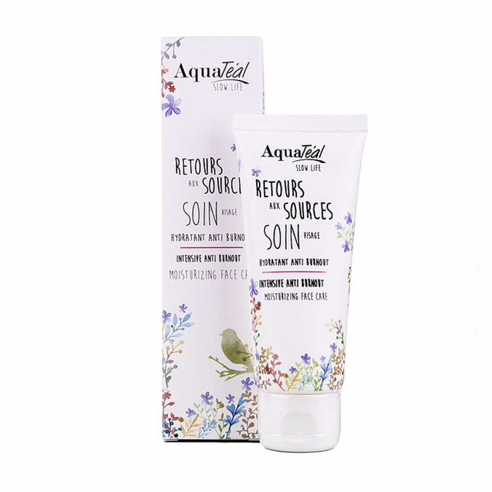Aquateal VOLVER A LAS FUENTES Cuidado facial hidratante antiojeras 50 ml