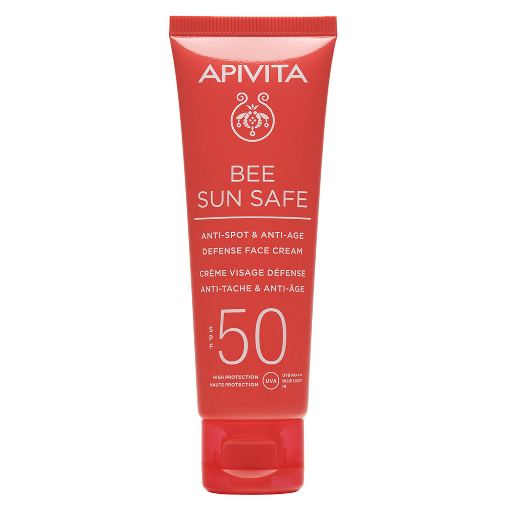 Apivita Bee Sun Safe Crema facial antimanchas y antiedad SPF50 50ml