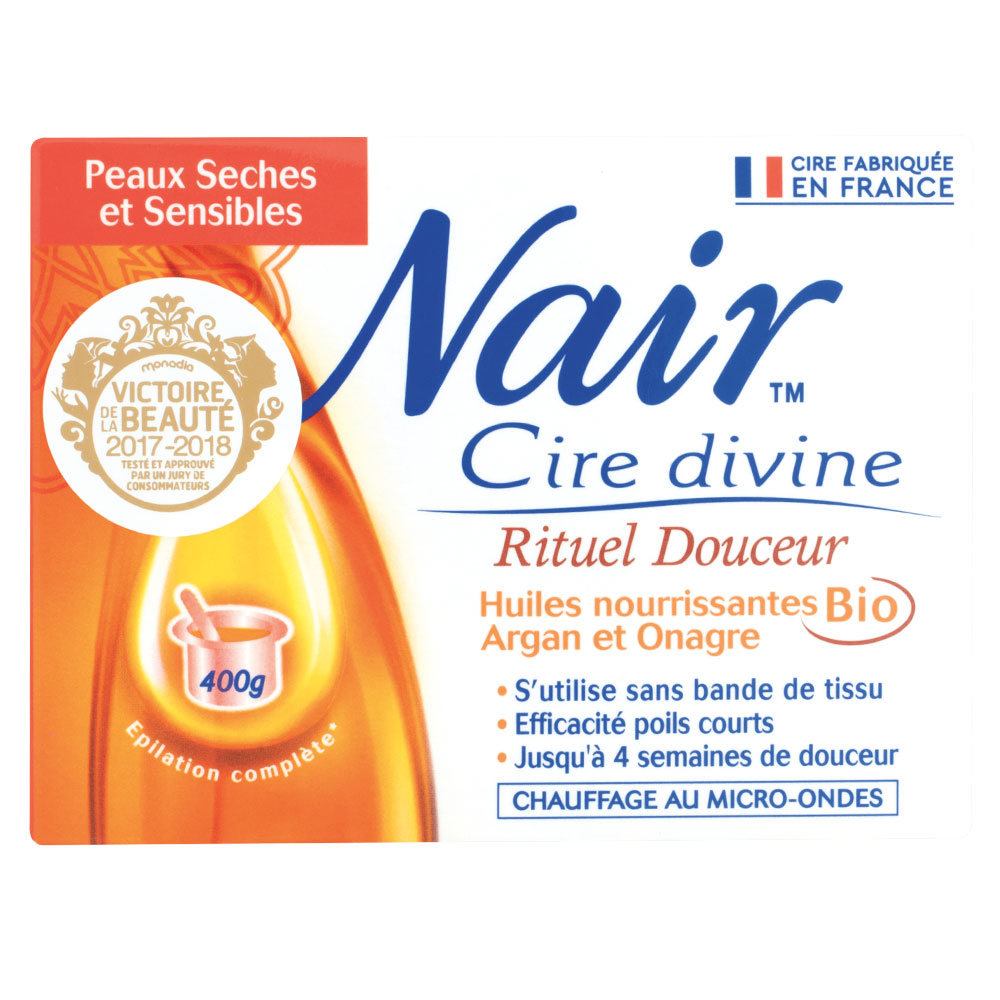 Nair Rituel Suavidad cera divina Depilación completa 400g