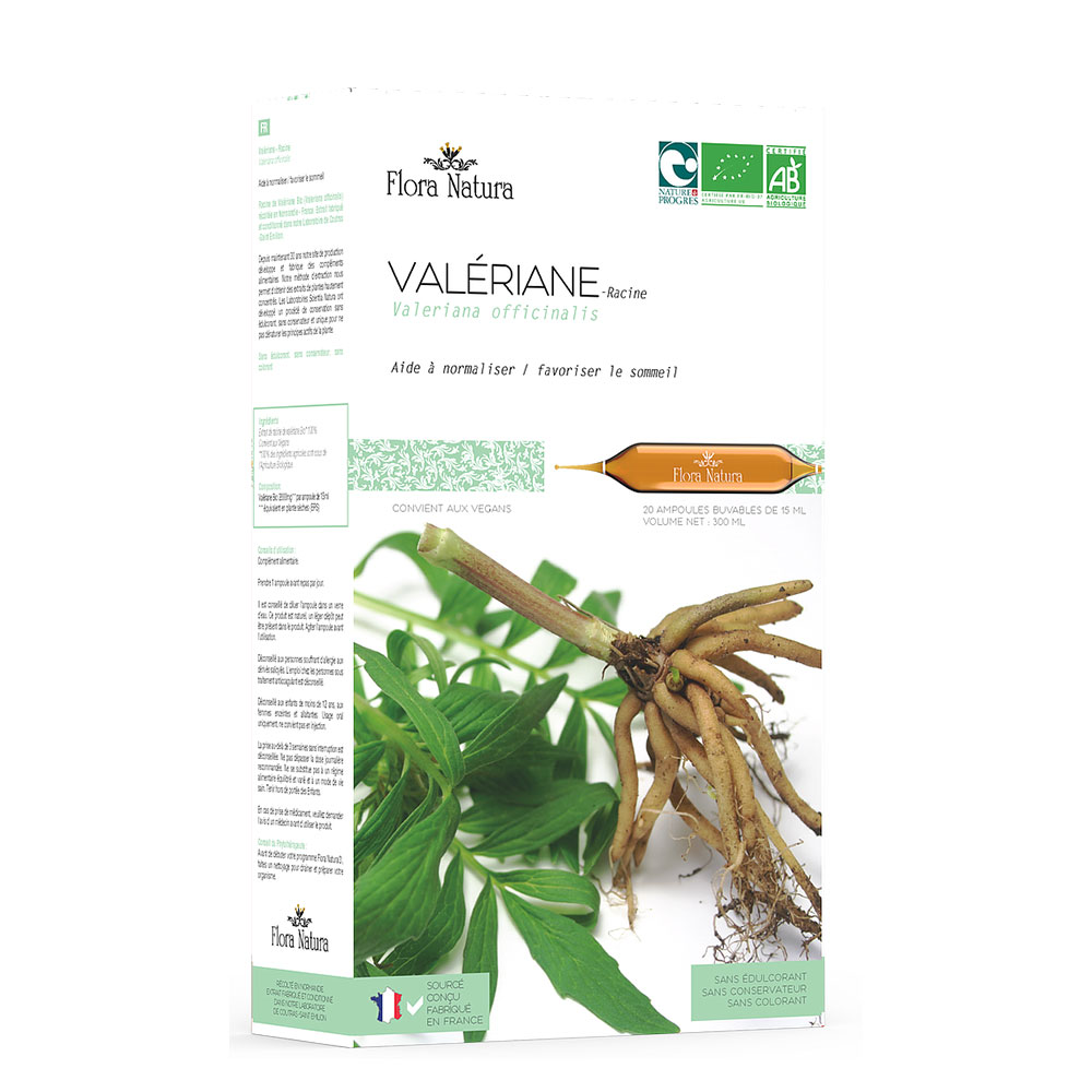 Flora Natura Valeriana BIO Dormir 20 ampollas