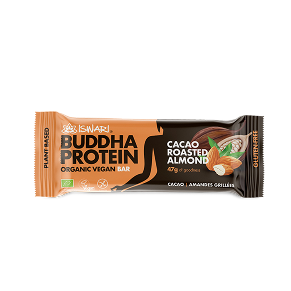 Iswari Barrita Energética Buda de la Energía, Cacao Ecológico y Guaraná 35g
