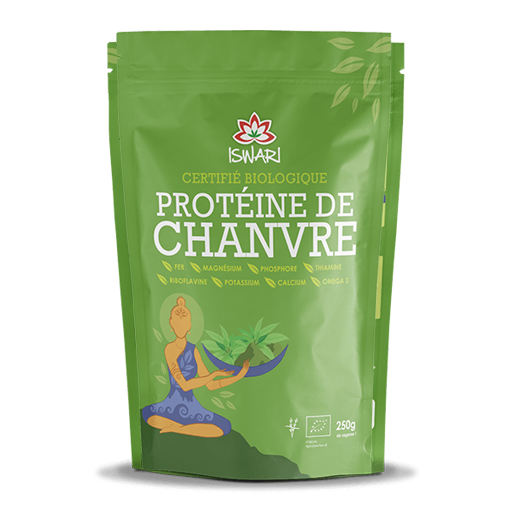 Iswari Proteína Vegetal Proteína de cáñamo ecológico 250g