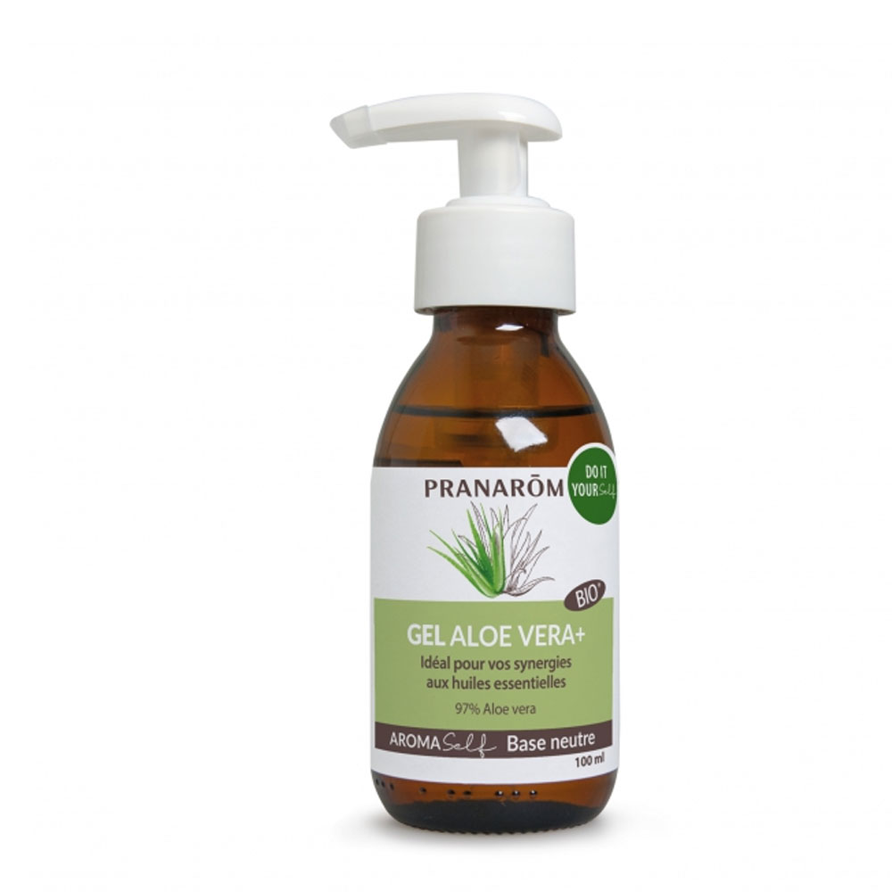 Pranarôm Aromaself Gel de Aloe Vera Bio Hágalo usted mismo Base neutra 100 ml