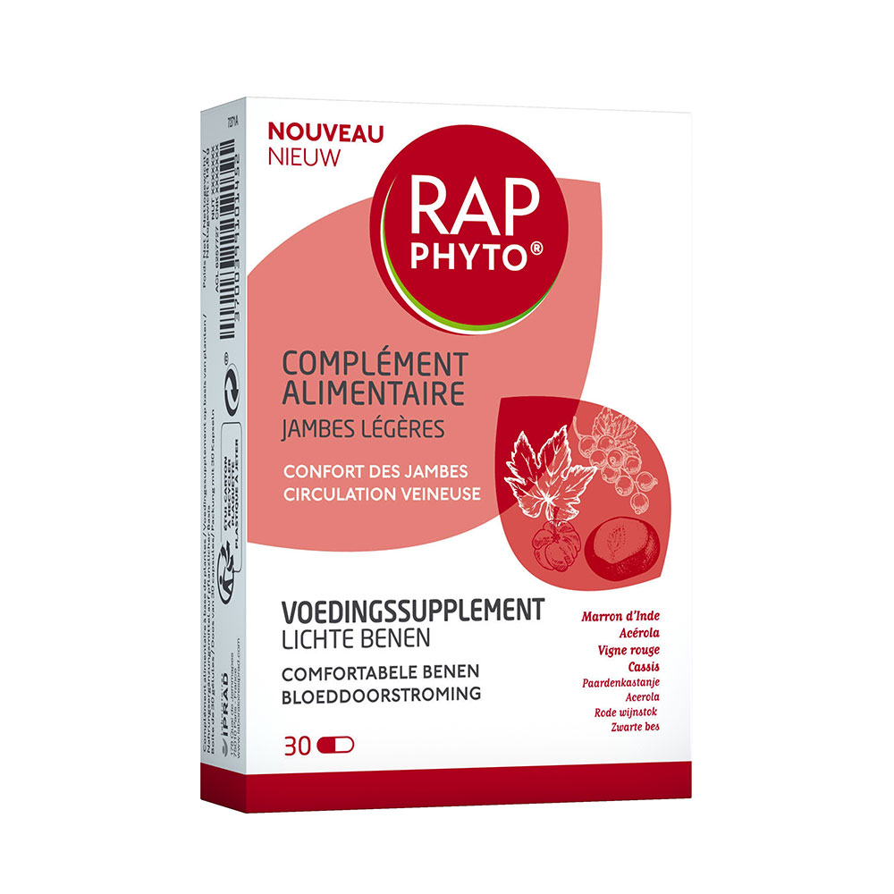 Rap Phyto Piernas ligeras 30 cápsulas