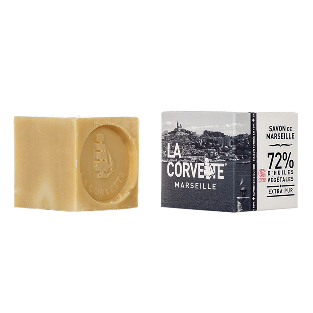 La Corvette Pastilla de jabón Marseillais Extra Pur 500g