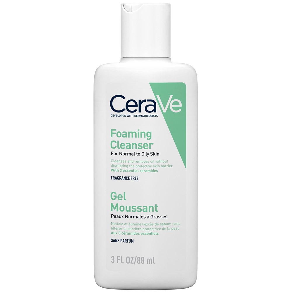 Cerave Cleanse Rostro Gel espumoso piel normal a grasa 88ml