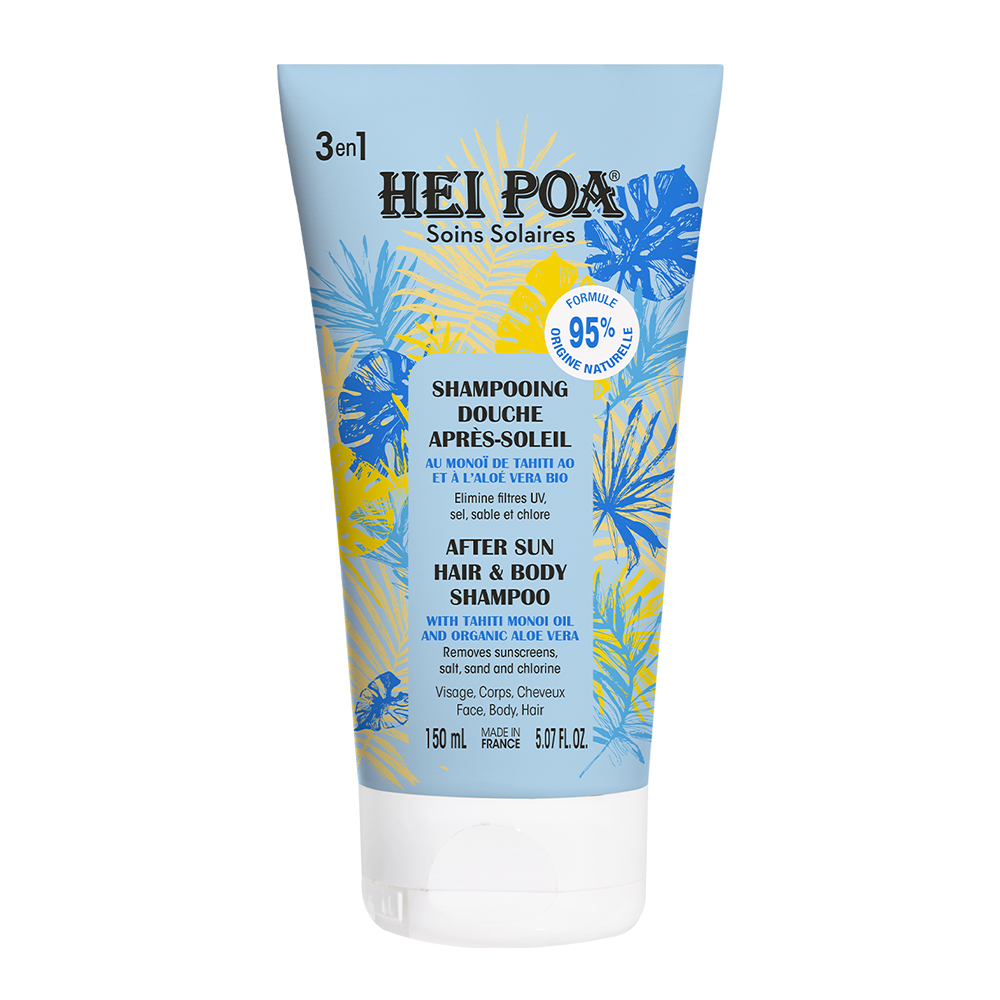 Hei Poa Solares Champú de ducha 3en1 para después del sol 150 ml
